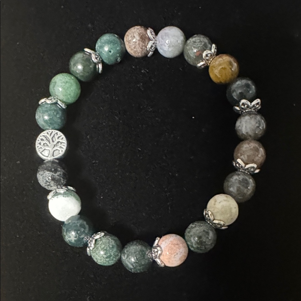 Elegant Multicolor Gemstone Beaded Bracelet